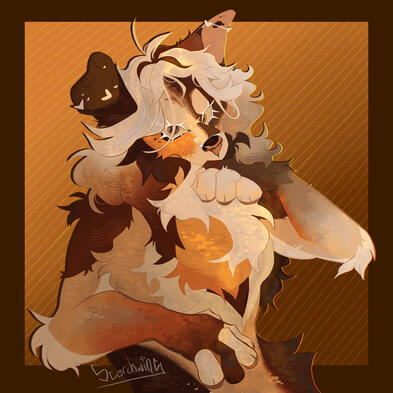 Halfbody Shaded + Simple BG